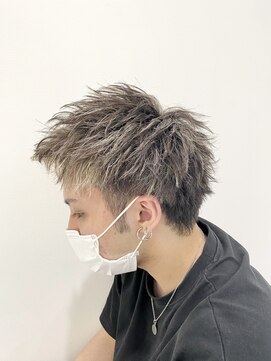 アンサ 伏見桃山店(ANSA) ハイライト×メンズショート