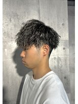 メゾンフォーメン(Maison for men)&nbsp;ホワイトメッシュ×ツイスパ