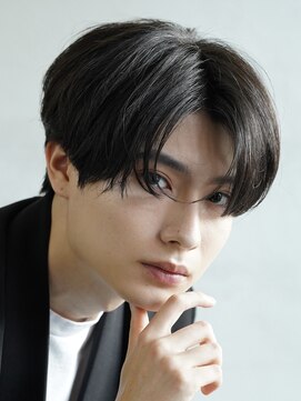 ノードオム 栄(NODE HOMME) 名古屋栄毛流れセンターパートニュアンスパーマフェザーパーマ