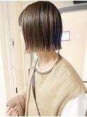切りっぱなしボブ