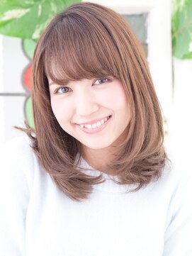 パティオン(PATIONN) アッシュカラーが可愛い☆ナチュラルつやストレートミディアム☆