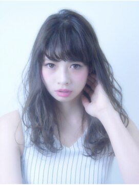 ヘアサロンエムフィス 池袋東口(HAIR SALON M Fe's) 【M/CUTE】透明感アッシュロング