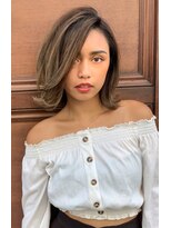 トルネード(TORNADO)&nbsp;チョコレートグレージュバレイヤージュロブ