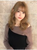 モテ可愛耳かけフォギーベージュ