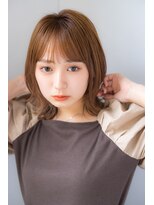ハニーシブヤ(HONEY shibuya)&nbsp;【ちゃまStyle】10代20代くびれミディチョコレートベージュ