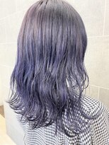 サンクレポ&nbsp;ダブルカラー/ケアブリーチ使用 ラベンダーグレイ　佐藤拓哉