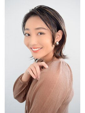 ニスル 町田店(NISURU) 似合わせカット/大人ガーリー/ダークアッシュ/着物/町田/町田駅