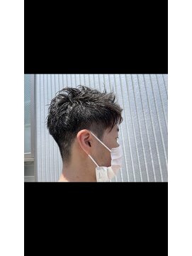 メンズヘアサロン トーキョー(Men's hair salon TOKYO.) ツーブロックハーフアップパーマ