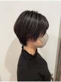 【Zina千早】大人かわいい/カーキグレージュ/ボブ/20代30代40代