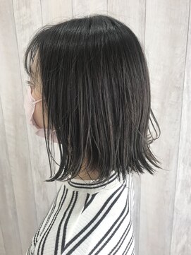 シエル 立川店(CIEL) 【CIEL原田】切りっぱなしボブのオリーブグレージュ！