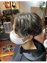 ヘアークリエイションソイ(HAIR CREATION SOI) オリーブグレージュ×センターパート