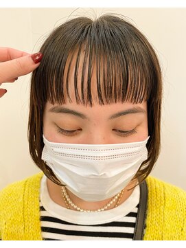 エフ ヘアーアンドリラクゼーション(F. hair & relaxation) オン眉ボブ