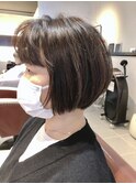 丸みボブ