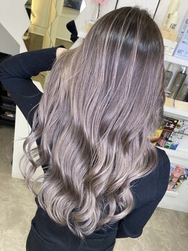 ロンド レア 天神大名店(Lond Le’a) ダブルカラー/髪質改善/髪質改善トリートメント/グレージュ