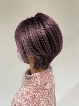 アース 東戸塚店(HAIR & MAKE EARTH) 大人可愛い20代30代40代丸みショート　小顔レイヤー