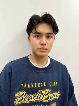 エアー 横浜(AIR) 【寺本】センターパート ニュアンスパーマ 刈り上げ