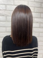 アッシュ 稲田堤店(Ash) シンプルミディアムストレート