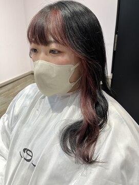 リーオオサカ(Lee Osaka) インナーカラー×ピンク/kana