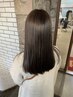 [自然な仕上がり]カット+髪質改善(酸熱)トリートメント¥12100