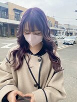 チャプター 問屋町(chapter)&nbsp;ラベンダーグレージュレイヤーカットケアブリーチダブルカラー