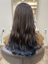 アルターリール(aL ter Rire)&nbsp;【Rire尚平】黒髪/グレーベージュ/レイヤーロング/前髪パーマ