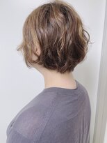 【morio原宿】ゆるふわショートボブ　ふんわりパーマ　宮本