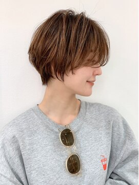 ハローバイシー 仙台(Hello by Sea) 小顔美髪☆韓国風レイヤーカット×ハンサムショート[仙台]