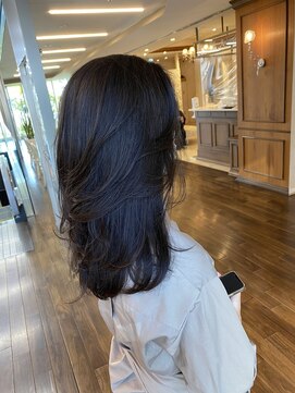 ザック ヴィ(ZACC vie) グレージュ レイヤーカット