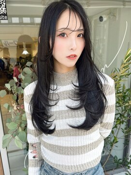 インビテーション(invitation) 【NARUOKA】栄/名古屋/レイヤーカット/地毛風カラー/前髪カット