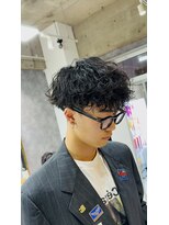 フォンド 津田沼(fond.)&nbsp;ダークアッシュ/アッシュブラック/カルマパーマ/ベリーショート