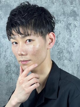 ヒロギンザ 青山店(HIRO GINZA) ハイライト/マッシュパーマ/ウルフ/アッシュブラック/波巻き