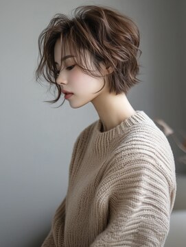 アルトリスト(Altruist Aging×HAIR&SPA) ☆イメチェンピンクベージュアンブレラカラー前髪クールショート