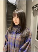 20代30代40代ストレートミルフィーユカラー寒色系透明感美肌
