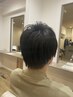 メンズカット＋眉カット　￥4.400