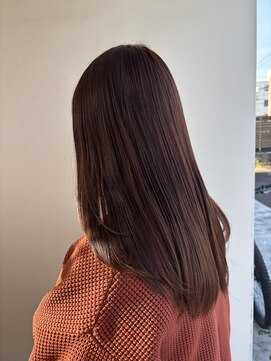 ヘアメイク オブジェ(hair make objet) ピンクブラウン