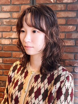 ボコカ(bococa) 【macana指名】デジタルパーマ ミディアムウェーブ 登戸