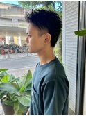 メンズカット アップバング クール×爽やかショート