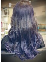 キャラ シャローネ 池袋(Chara Chalone)&nbsp;ロングレイヤーカットグラデーションカラーパープル個性派ちゃん