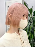 ケアブリーチ×ハイトーン×ピンクベージュ(表参道)