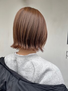 ヘアーメイクパウダー 天王寺寺田町店(Hair make powder) 大人可愛い20代30代40代小顔ウルフレイヤーボブシアーベージュ