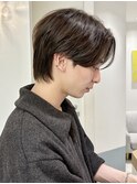 毛流れパーマで抜け感大人スタイル