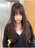 レイヤーカット/ハッシュカット/くびれヘア/顔周り/小顔/夏/博多