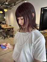 ダンボ(DUMBO)&nbsp;【yosuke】ロブ/イヤリングカラー/ブリーチなしwカラー