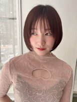 ハニー 町田(HONEY)&nbsp;レイヤーボブ/フェイスレイヤー/ミニボブ/小顔レイヤー/ピンク1