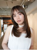 ◎韓国ヘアー顔周りレイヤーおくれ毛前名駅名古屋駅前髪質改善