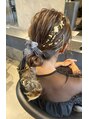ユウシヘアー(Yushi Hair) 結婚式のアレンジ セット(MINAのみ)承ります。早朝30分¥1,100