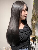 エイム(A-im)&nbsp;【オリーブグレージュ × 髪質改善（ブリーチなし）】