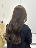 ディジョン(Dijon)&nbsp;韓国顔まわりレイヤーカットグレージュオリーブベージュブラウン