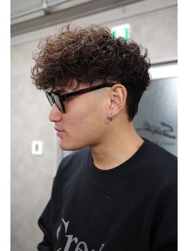 スペインカール/マレットヘア/スパイラルパーマ/メンズパーマ