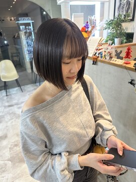 ビフィーノ モーダ 苦楽園店(bifino moda) ぱつっとボブ